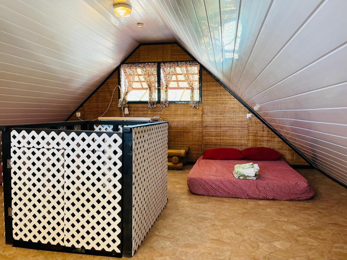 Moorea Temae Bungalow Lory Bord De Mer Bagian luar foto