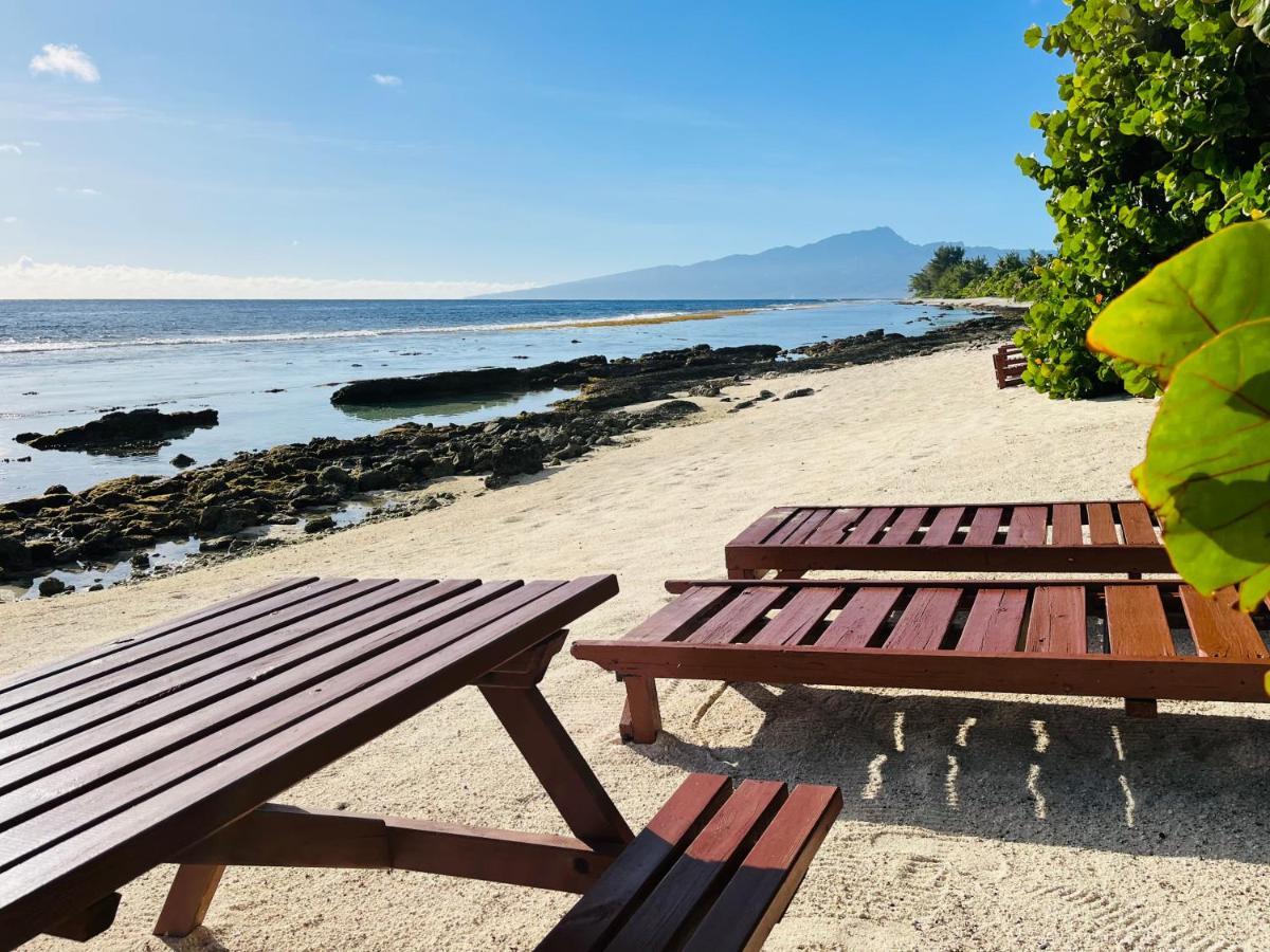 Moorea Temae Bungalow Lory Bord De Mer Bagian luar foto