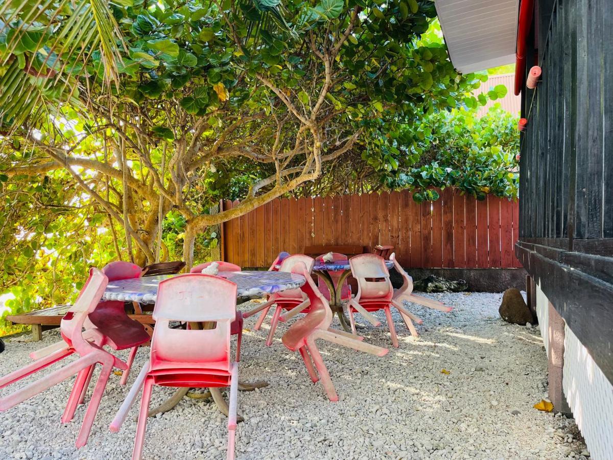 Moorea Temae Bungalow Lory Bord De Mer Bagian luar foto