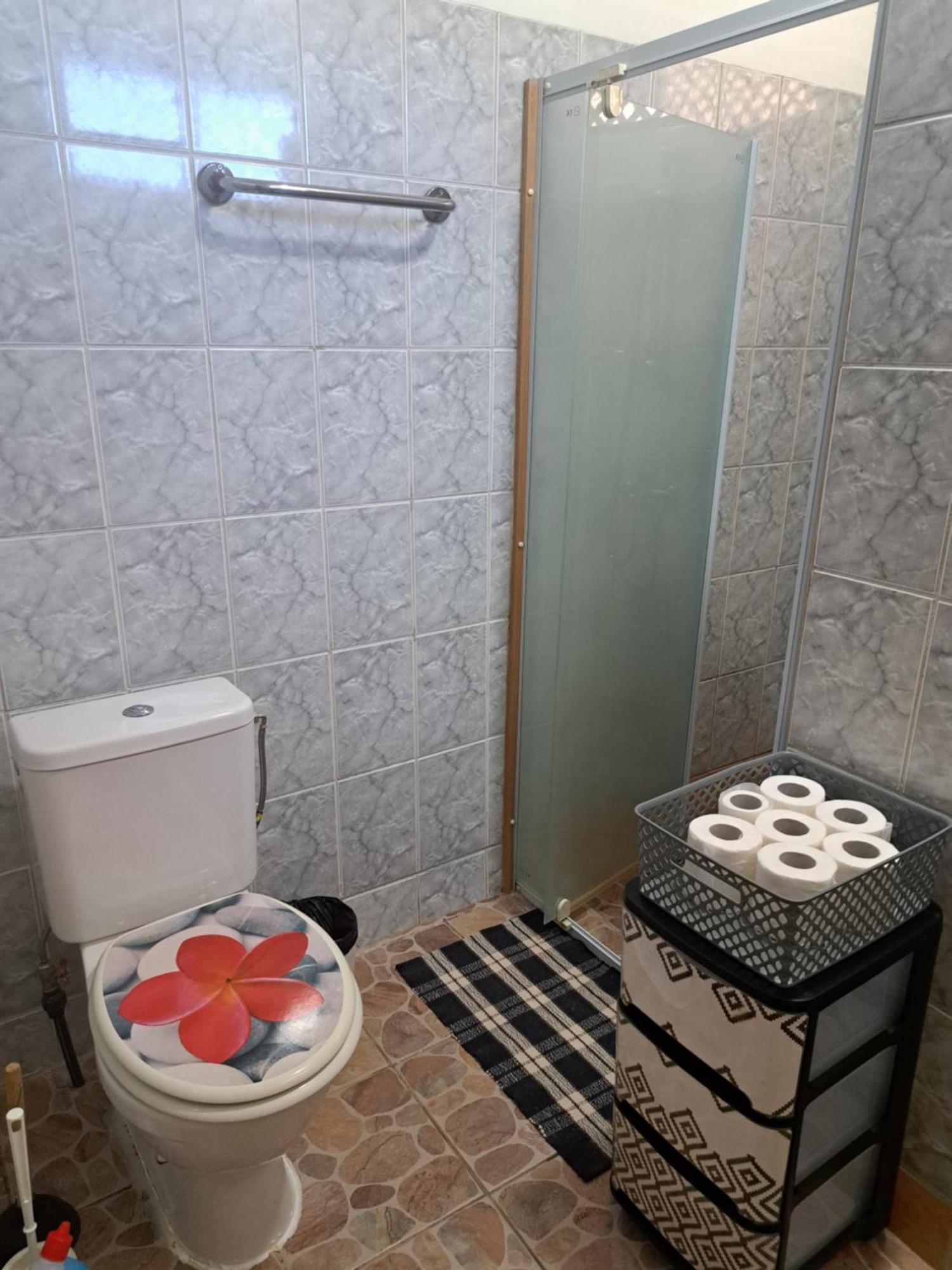 Moorea Temae Bungalow Lory Bord De Mer Bagian luar foto